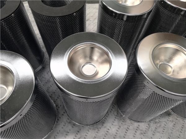 100mm 200mm Hydroponic Air Filter Bright Chromed flange High IAV Grow Odor