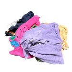 100% Recycling Cut Second Hand Clothes Rags Mixed Wiping Cloth 100% Cotton Rags