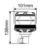 Buy cheap Amber Rotating Beacon Light Waterproof Strobe Beacon Light Customized from wholesalers