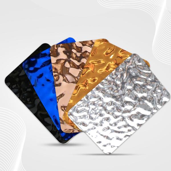 Buy cheap Luxury 3d Water Ripple Charcoal Board Factory Supply Carbon Crystal Plate Wall Panel from wholesalers