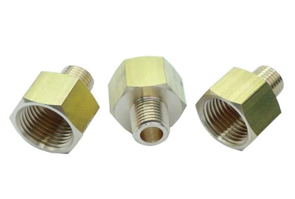 Brass Pipe Fitting Adapter 1/4 NPT Male x 1/2 NPT Female Brass Safety Relief