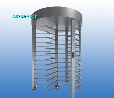 Buy cheap 120 Degree Rotation Full Height Turnstile Gate With RFID Reader Coin Acceptor from wholesalers
