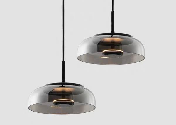 Buy cheap Modern Simple Indoor Led Bedside Hotel Gold Small Glass Pendant Lamp from wholesalers