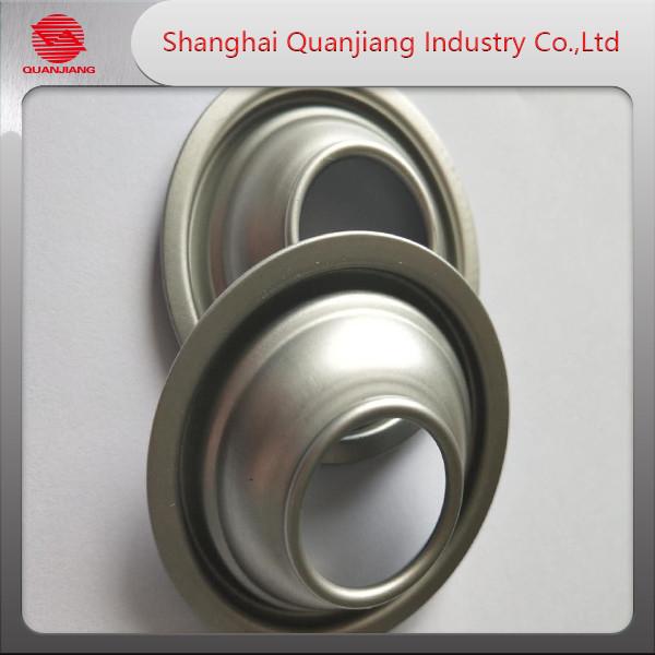 Buy cheap SPTE Aerosol Cone Tinplate Lid Dome Bottoms For Aerosol Tin Can Non Spill Cover from wholesalers