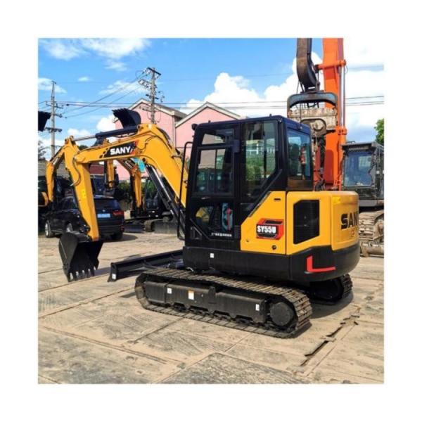 ISUZU Engine Sany SY55 Excavator in Shanghai 0.23m3 Bucket Capacity Best
