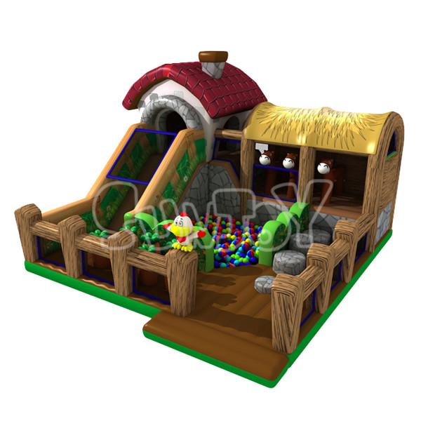 Buy cheap Lanao Inflatable Amusement Park Commercial Bouncy Castle from wholesalers