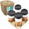 Buy cheap Wholesale printed logo OEM advertising biodegradable custom sleeve paper coffee cup with lid from wholesalers