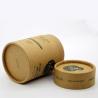 Buy cheap Kraft Paper Cosmetic Packaging for CBD Essential Oil Organic Herb Round Tube from wholesalers