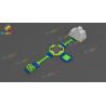 Buy cheap Durable Inflatable Floating Aqua Park / Inflatable Toddler Playground from wholesalers