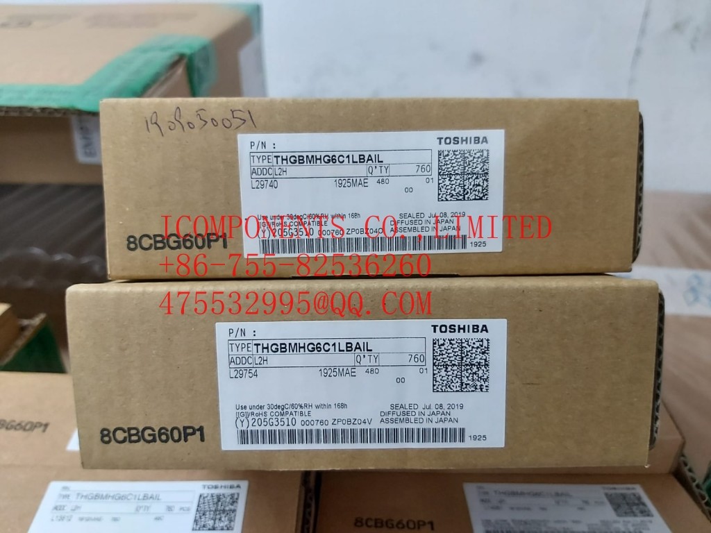 THGBMHG6C1LBAIL KIOXIA IC FLASH 64G MMC 52MHZ 153WFBGA NAND FLASH