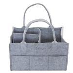 Eco Friendly Felt Baby Diaper Organizer Caddy For Travel / Outside Walk