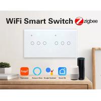 Buy cheap 6 Gang Smart Zigbee Switch Alexa Zigbee Relay Switch 110V - 240V Wireless 21 product