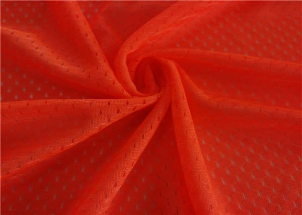 Buy cheap Sportswear Footbal Vest Mesh Fabric FDY Warp Knitted 100% Polyester from wholesalers