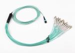 MPO- LC 24 Core fiber optic fanout patchcord