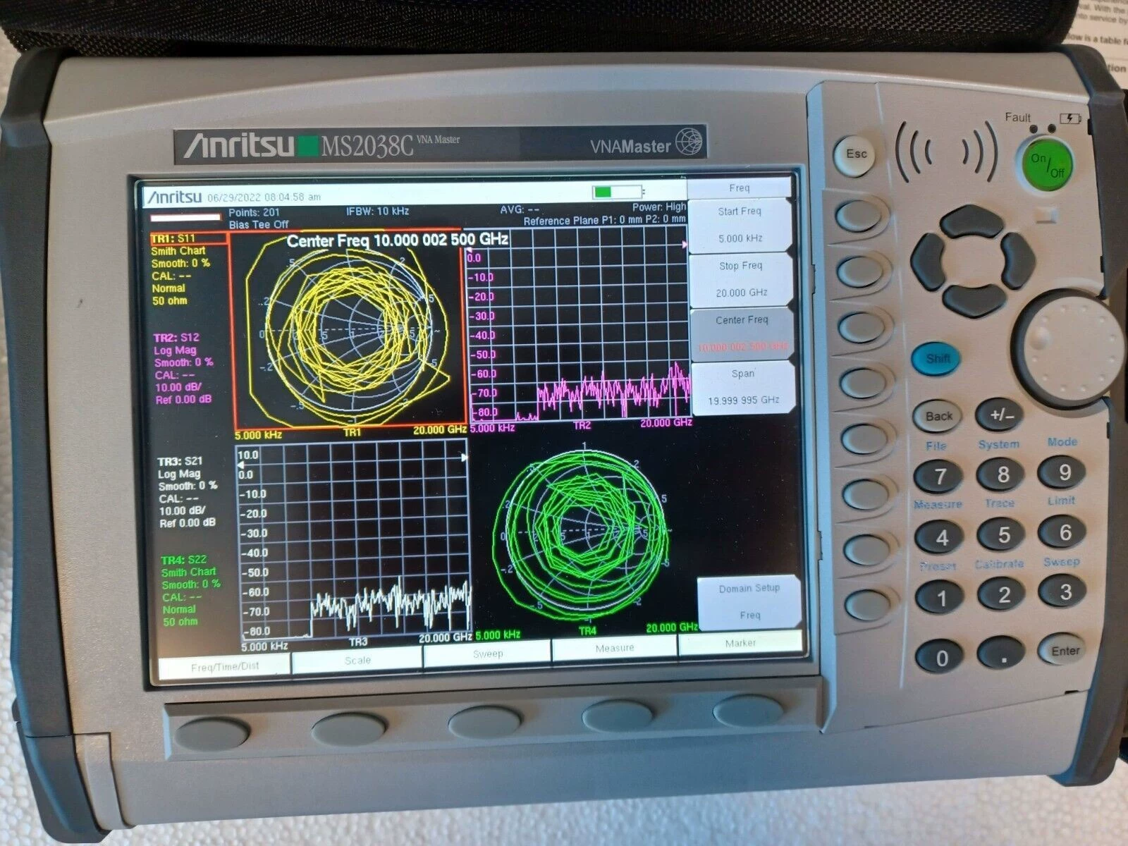 Buy cheap Anritsu MS2038C Handheld VNA & Spectrum Analyzer VNA 5 kHz–20 GHz from wholesalers