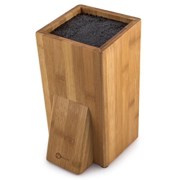 Buy cheap Durable Wood Kitchen Bamboo Knife Block Set High Temperature Tolerance from wholesalers