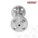 DN15 Forged Steel 1500LB F304 Soft Seated Flange Ball Valve Side Entry 3 Piece