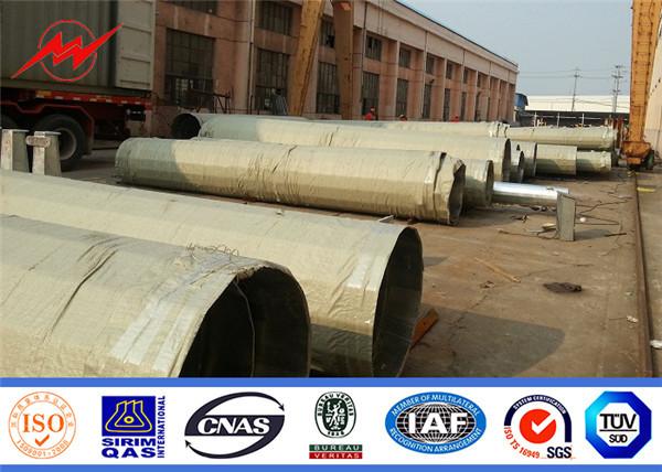Buy cheap 138KV Tubular Steel Power Pole For Power Transmission Line 1 Mm To 36mm from wholesalers