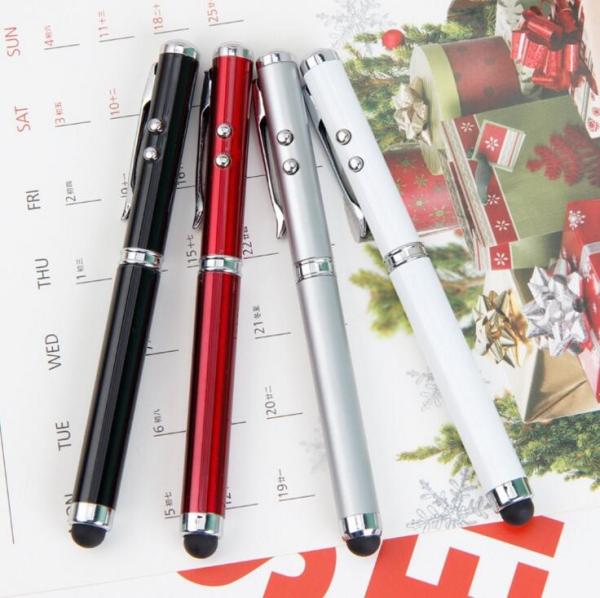 Buy cheap Promotional Gift LED light Touch stylus metal pen with logo printing from wholesalers