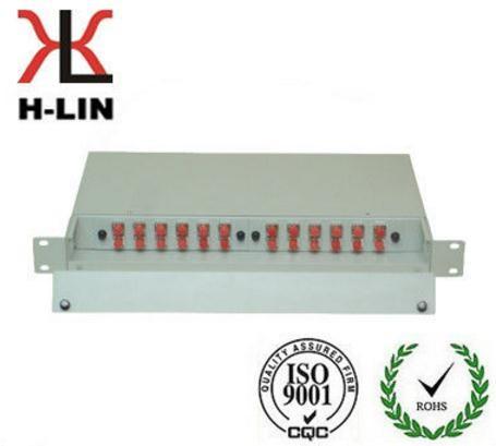Buy cheap 1U Metal Ftth Telecommunication Fiber Optic Distribution Box Frame Easy Operation from wholesalers