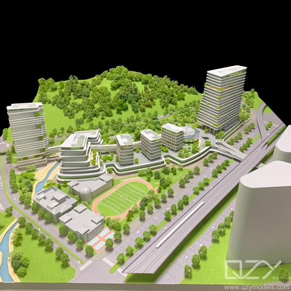 Buy cheap Physical Architectural Maquette Park Scale Models HSA 1/300 from wholesalers