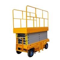 Buy cheap Automatic Electric Self Propelled Scissor Lift Lightweight Scissor Lift Yellow product