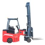 New design seated 2ton narrow aisle electric articulated forklift warehouse