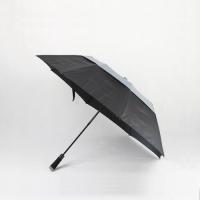 Buy cheap 25 Inch Semi - Auto Foldable Golf Umbrella With Vented Canop 190T Pongee Fabric product