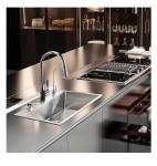 Stainless Steel Drop In Single Bowl Kitchen Sink Undermount Double Bowl
