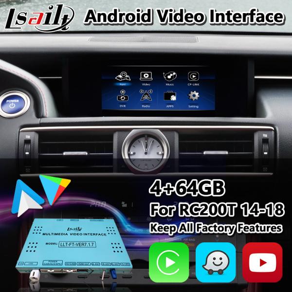 Buy cheap Lsailt Android Car Video Interface for Lexus RC200t RC300h RC350 RCF RC300 F-Sport RC 2014-2018 from wholesalers