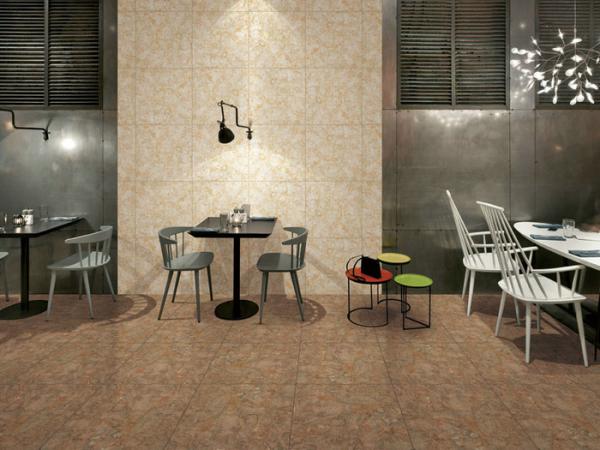 Buy cheap Yellow Modern Porcelain Floor Tile , Matt Porcelain Bathroom Tile from wholesalers