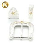 Men Fashion Belt Buckles , Thick Zinc Alloy Plate Style Belt Buckle