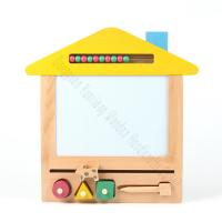 Buy cheap Doodle Pad Wooden Magnetic Drawing Board for Toddlers 3 No-mess Painting Game product