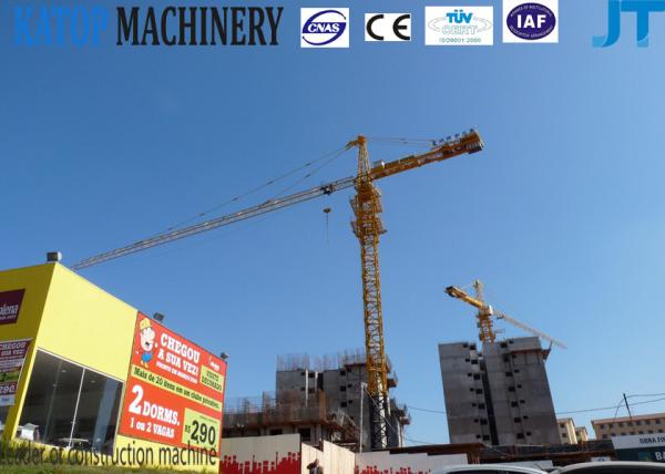 Buy cheap 60m boom length 10t QTZ100(6018) big Tower Crane for sale from wholesalers