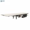 Buy cheap 40 Ton Payload Platform Thickness 3mm FUWA 3 Axle 40ft Flatbed Semi Trailer from wholesalers