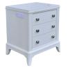 Buy cheap 3-Drawer White painted wooden night stand of hotel bedroom furniture,hospitality casegoods,bed side table from wholesalers