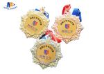 Zinc Alloy Medal For Your Events Colorful Painting On Raised 3D Surface