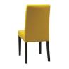 Buy cheap PU/leather upholstery beech wood wooden dining chairs with double line stitching,wooden fashion dining chairs high back from wholesalers