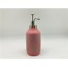 Buy cheap Sand Stone Polyresin Bathroom Accessories Silver Hand Painted PINK Color from wholesalers