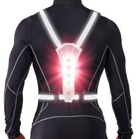 Buy cheap USB 3 Light LED Reflective Night Running Vest 40cm Adjustable product