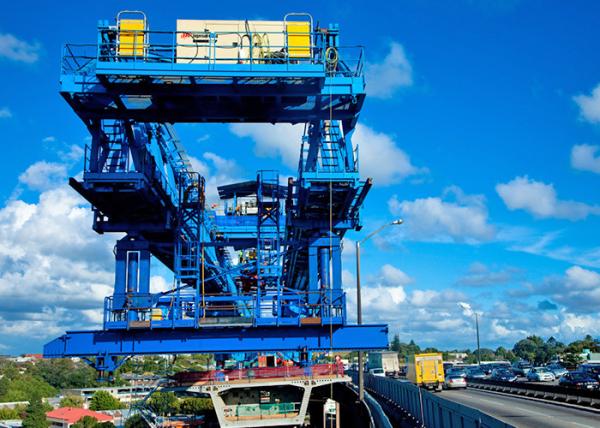 Buy cheap High Speed Way Bridge Girder Erection Machine , 200 Ton Steel Launching Crane from wholesalers