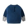 Buy cheap Children'S Sports Shirts Children'S Fleece Sweater Boys Color Matching Top from wholesalers