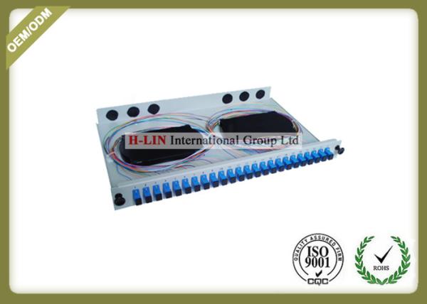 Buy cheap 24 Port SC Fiber Optic Distribution Box Patch Panel / Fiber Distribution Unit from wholesalers