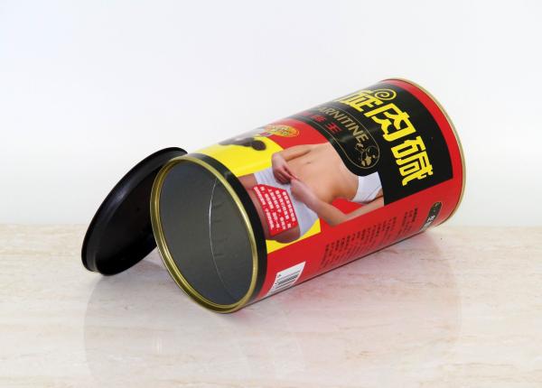 Buy cheap Round Easy Close Dry Foods / Gifts Paper Composite Cans Dia 126 mm , H 140 mm from wholesalers