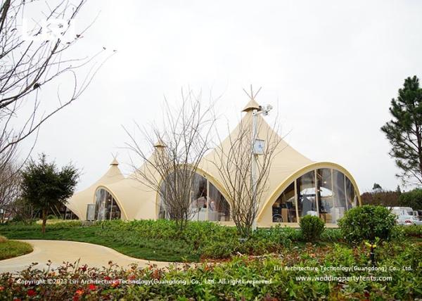 Buy cheap 8m Luxury Teepee Glamping Tent with Special Shape for Outdoor Event from wholesalers