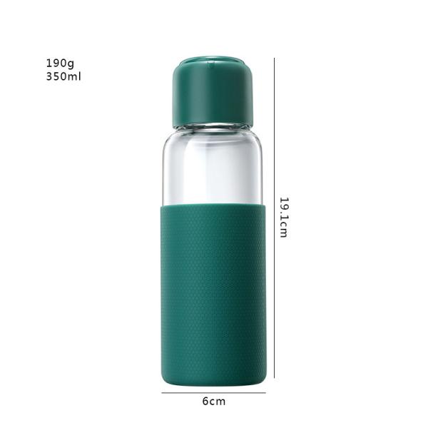Buy cheap Anti Scalding Unbreakable Glass Water Bottle Custom Logo Printed 350ML Capacity from wholesalers
