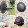 Buy cheap Decorative Wall Mounted Corten Steel BBQ Grill Fire Pit Retractable from wholesalers