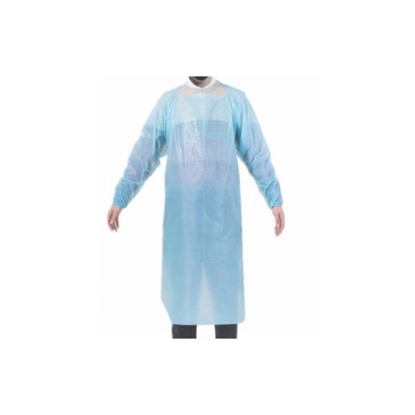 Buy cheap Eco-Friendly CPE Material Clothing Made Disposable Plastic Isolation Gown from wholesalers