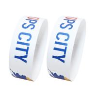Buy cheap Lightweight Disposable Paper Wristbands , Waterproof Security Wristbands For product