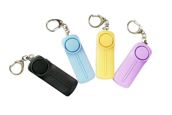 Buy cheap SOS 130db Self Defense Personal Alarm Keyring With AAA Battery Powered from wholesalers